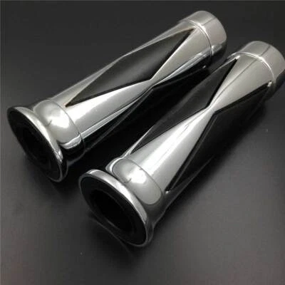 Empuñadura de manillar lisa cromada de 1" para Honda Shadow Magna VTX1300 VTX1800 1987-2012 Foto 1 de 4