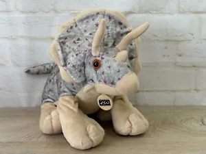 Wild Republic 15" TRICERATOPS Dinosaur Plush Columbus Zoo Souvenir Stuffed Toy - Picture 1 of 14
