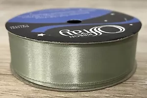 Offray Green Ribbon Sage 18 ft 7/8” Crafting Gift Wrap Floral NEW - Picture 1 of 7