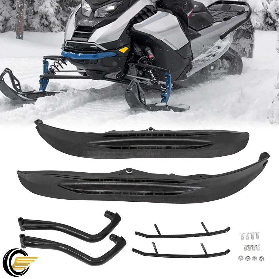 For Ski-Doo Pilot 5.7 Complete Ski Upgrade Kit w/Carbides Handles #860200524 - Image 1 of 4