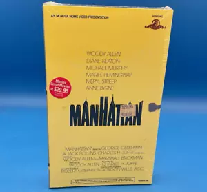 MANHATTAN VHS Rare Big Box Allen Keaton Streep MGM UA NEW SEALED Fast Free Ship! - Picture 1 of 6