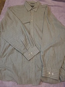 Saddlebred Shirt Mens 2XL Green  Long Sleeve Button Down - Picture 1 of 5