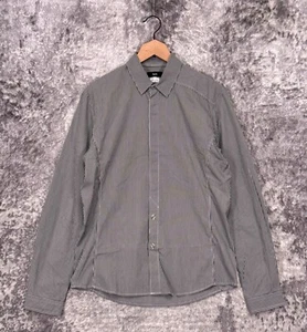 Rapha Cycling Shirt Small Mens Peter Post Gray Long Sleeve Button Down - Picture 1 of 8