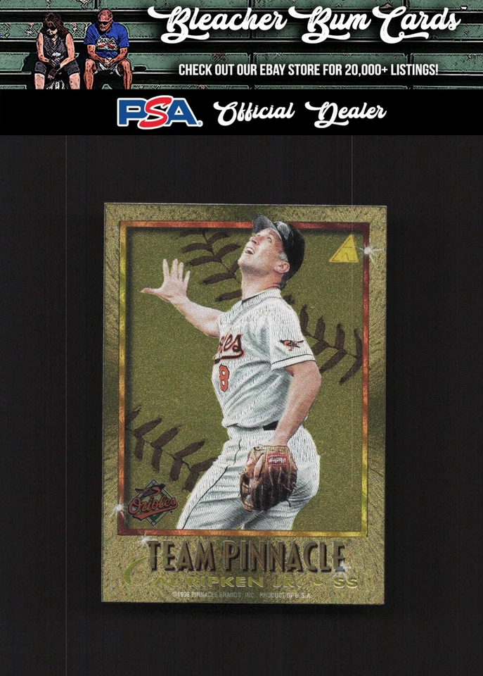 Pinnacle 4 Cal Ripken Jr. 1996/Barry Larkin Team Pinnacle Gold Foto 1 de 2