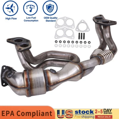 Convertidor catalítico colector de escape delantero EPA para Subaru Outback 2006-2012 2,5 L Foto 1 de 4