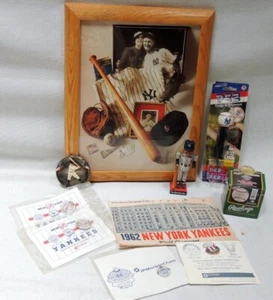 Nueva York Yankee Baseball Memorabilia Deportiva Serie Mundial Pelota y Surtido - Imagen 1 de 12