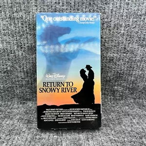 VHS Movie Return To Snowy River VCR Video Tape Used Tom Burlinson Disney - Picture 1 of 6