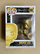 Funko POP! BRUCE LEE - Game of Death w/ Pop Protector #592 GOLD (BAIT EXCLUSIVE)