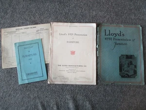 1929 LLOYD LOOM FURNITURE & BABY CARRIAGE CATALOG w/PRICE LIST+ORDER FORM+COUPON - Imagen 1 de 18