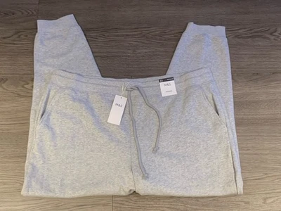 M&S Women/Ladies Grey Marl Cotton Joggers Trousers Size UK 22 Reg -BNWT- - Image 1 of 4