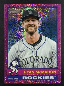RYAN MCMAHON 2025 Topps Heritage #457 Pink Speckle SP Colorado Rockies - Picture 1 of 2