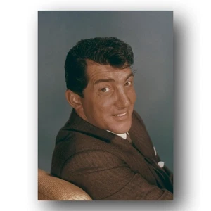 Foto vintage 5x7 Dean Martin Color Studio retrato rata paquete era 1960 - Imagen 1 de 1