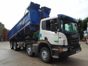 2014 (64) SCANIA P410 Euro 6 8X4 STEEL TIPPER BODY - Picture 1 of 12