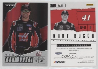 2017 Panini Father's Day /499 Kurt Busch #KB - Image 1 of 2