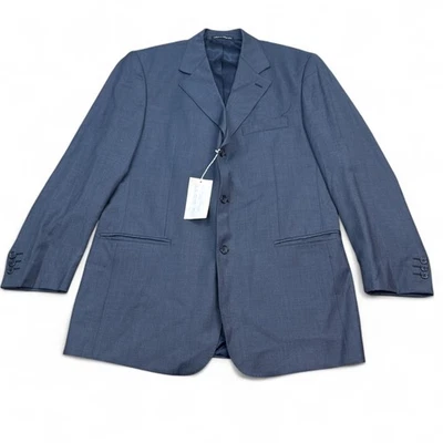 Blazer Traje Chaqueta Christian Dior Para Hombre Talla 50 (40R) Azul Marino 3 Botones Foto 1 de 4