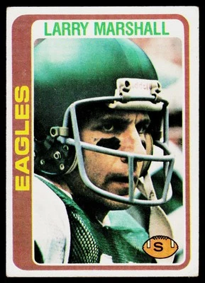 Larry Marshall, 1978 Topps, #358, Philadelphia Eagles, - Image 1 of 2