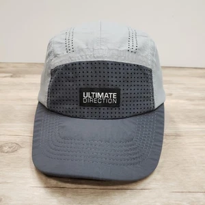 Ultimate Direction Hat Cap Strap Back Gray Perforated Lightweight Running Mens - Picture 1 of 7