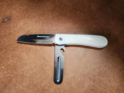 Combo de cuchillo y pelador plegable de acero inoxidable Mannecy 3Cr13  Foto 1 de 4