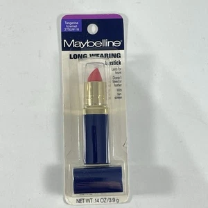 Maybelline Vintage Long Wearing Lipstick Tangerine Crème 275LW-18 New Old Stock - Picture 1 of 5
