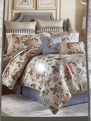 Rare CROSCILL King Comforter CARLOTTA Floral Comforter PERFECT - Image 1 of 4