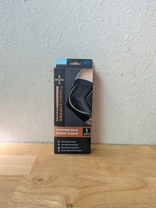 Tommie Copper Sport Compression Elbow Sleeve Black Size Small/Medium NEW - Picture 1 of 2