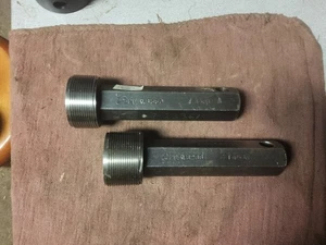 1-7/8-14 . 2B THREAD PLUG GAGE 1.875 GO NOGO P.D.'S = 1.8286 & 1.8359 DETROIT - Picture 1 of 4