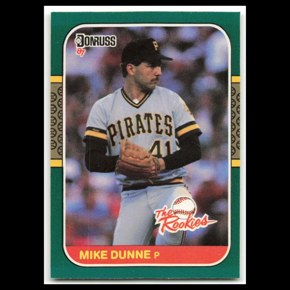 Mike Dunne Rookie #38 1987 Donruss The Rookies Pittsburgh Pirates Baseball Card - Image 1 of 3