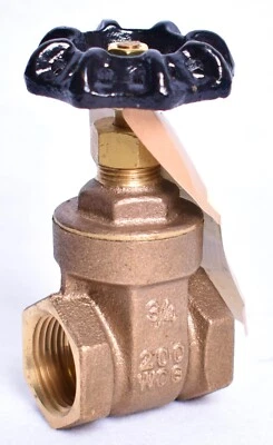 Smith Cooper Threaded Non Rising Premium Gate Valve 3/4"  171-8501I - Image 1 of 4