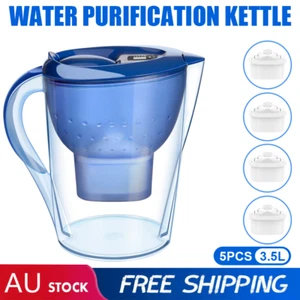 3.5L Water Filter Jug Bench Top Purifier Jug+ MAXTRA + Filter Refill Cartridge - Picture 1 of 14