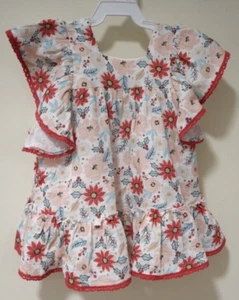 NWT Cheeky Plum Holiday Print Dress / Jumper Girl's Size 10 - Picture 1 of 3