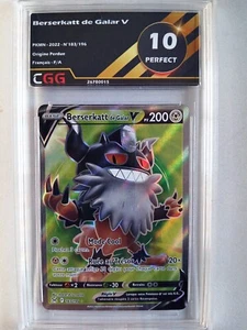 Carte Pokémon Français Berserkatt de Galar V (LOR 183) Origine  CGG 10 26780015 - Picture 1 of 3