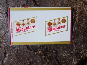 Vintage Iron City Beer "AUGUSTINER" Flat Unrolled Steel Beer Can Pittsburgh Brew - Picture 1 of 4