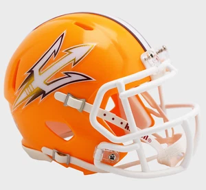 ARIZONA STATE SUN DEVILS NCAA Riddell VELOCIDAD MINI Auténtico Casco de Fútbol - Imagen 1 de 1
