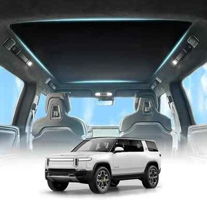 Rivian R1S Sunshade for Glass Roof + Storage Bag + Blackout UV Liner - Bild 1 von 3