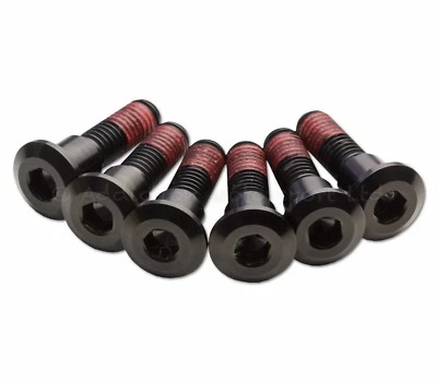 6x KTM 125 Duke 2017-2023 Black Titanium Front Disc Rotor Bolts Screws M8x25 - Image 1 of 2