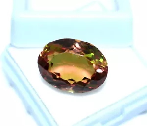 Natural Color Changing Alexandrite 13.60 Ct Oval Cut Certified Loose Gemstone - Picture 1 of 5