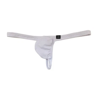 Men Sexy Thong G-String Underwear Panties Sexy Briefs  Icesilk Underpants T-back - Image 1 of 4
