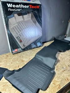 WeatherTech FloorLiner for 2007-2014 Chevrolet Tahoe/Yukon 11-13, 2nd Row, Black - Picture 1 of 5