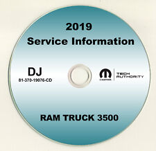 2019 Dodge Ram Truck 3500 Service Repair Manual Cd Tradesman Big Horn Laramie