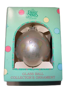 Enesco Precious Moments Christmas Glass Ball Collector’s Ornament NEW (Friend) - Picture 1 of 5