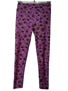 LLR Lularoe Leggings Bicicletas Bicicleta Bicicletas Talla Única Os Púrpura Rosa Motociclista Monociclo - Imagen 1 de 7