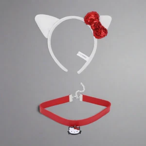 Hello Kitty Cosplay Stirnband und Halskette Set - Bild 1 von 8