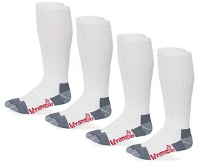 Wrangler Riggs Mens Workwear Tall Cushion Cotton Over the Calf Boot Socks 4 Pack