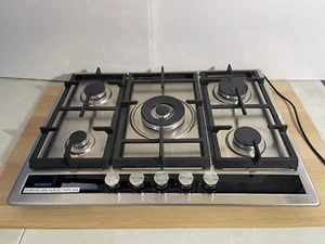 Siemens designer iQ500 5 burner 70cm gas hob - stainless steel - EC745RC90E - Picture 1 of 15