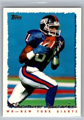 1995 TOPPS CARD # 399 Thomas Lewis - New York Giants - Image 1 of 2