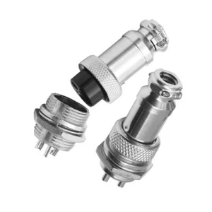M16 Metal Connector Pairs (Clutch/Female), Screw-on, 7A, 2-9 Pin - Picture 1 of 20