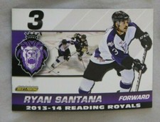 2013-14 Reading Royals ECHL Ryan Santana Hockey Card