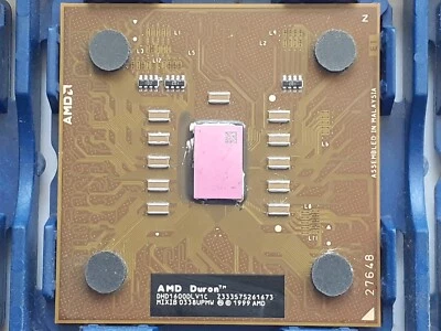 AMD DURON 1600 Mhz SOCKET 462 CPU@FULLY TESTED@DHD1600DLV1C@APPLEBRED CORE 1.6 G - Image 1 of 4