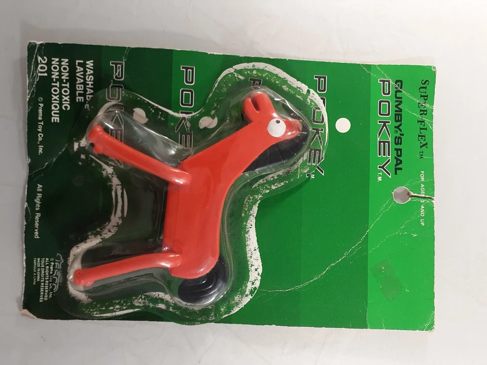 Gumby’s Pal Pokey Super-Flex Toy 6" Bendable Figure Jesco Prema Toy Co - Image 1 of 1
