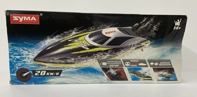 RC Radio Control Syma Q7 Knight 20 Km/h  Racing Speed Boat NEW w/  Torn Box - Image 1 of 4